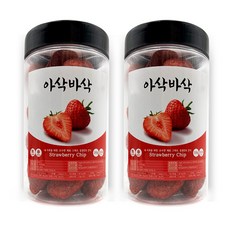 아삭바삭 동결건조 과일칩 딸기, 100g, 2개