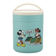Skater 保溫保冷便當盒, 1個, 米老鼠綠色世界