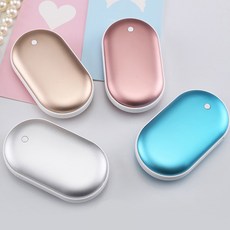 focus 충전식 페블손난로(양면발열 5200mah) 보조배터리겸용 핸디워머, USB페블손난로-골드, USB페블손난로-골드