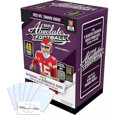 2025 앱솔루트 풋볼 NFL 블래스터 박스 트레이딩 카드 48장 + 탑로더 6개 + StreetCards 자석! 카붐 인서트를 찾아보세요!, 2025 앱솔루트 풋볼 NFL 블래스터 박스, 트레이딩