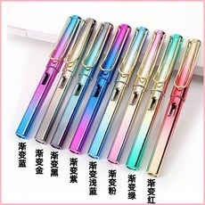 正姿鋼筆 中小學生練字書寫 兩用鋼筆, 女孩五支裝【贈吸墨器】,+無墨囊, 1個