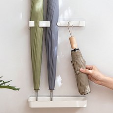 기타 우산 보관 정리대 스트랩 정리 거치대 테이프 모기 화이트 조절 배수 부착, ONE