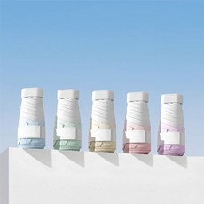 초경량 225g UV차단 암막 방수 미니 5단 여행용 양우산