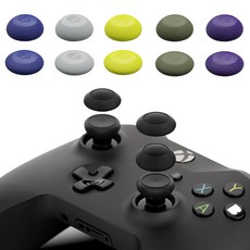 스컬앤코 XBOX 컨트롤러 썸그립 스틱커버 4P 콘벡스, 블랙, 1세트