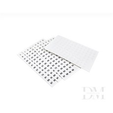 두미션 투명숫자레터링 4매 투명숫자스티커1-50