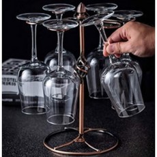 HC 와인잔 걸이 거치대 스탠드 랙 홀더 보관 인테리어 6구, 1개