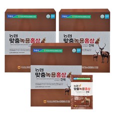농협 맞춤녹용홍삼 진액, 3개, 2.1L