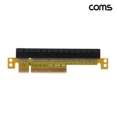 Coms PCI Express 라이저 카드 어댑터 8X to 16X 젠더 PCIe HA165, 1개