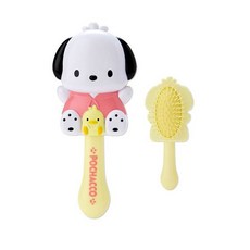 [산리오 정품] 입체 캐릭터 헤어브러쉬 / 헬로키티 쿠로미 시나모롤 귀여운 어린이 선물용 빗, 포차코, 1개