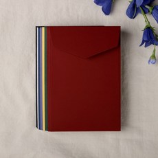 [예지가] 세로형 봉투 청첩장 엽서 답례 감사 카드 50p, 7. 블랙_50장