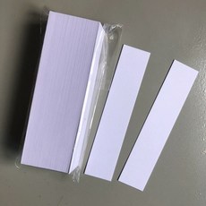 지니픽 향수시향지 테스트지 조향테스트 시향종이, 빈 세로 막대 25x120 100개, 1개