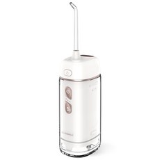 치과입점 글로스마일 휴대용 접이식 무선 핸디형 구강세정기 IPX7 1세트 화이트 GO100, GO-100