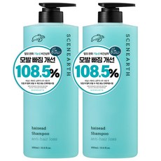 씨널스 헤씨드 감태 약산성 탈모샴푸, 2개, 1L