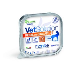 瑪恩吉 Monge VetSolution 腎臟處方餐盒 100g 無穀配方 貓咪專用 腸道健康 電解質平衡 綠茶香氣, 1個, 貓-腎臟處方餐盒, 腎臟處方