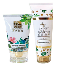 NATURE TECH自然接觸晶透還原晶體，深層清潔，溫和保濕，展現透亮光澤