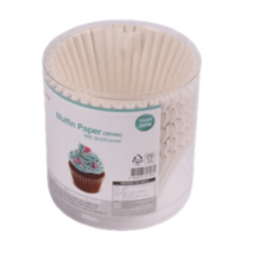 쿠킹플러스 머핀컵유산지 55mm 화이트 200p, 1개