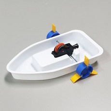 나만의 배 장난감 만들기 태엽모터 수차 보트 사이언스 과학상자 방과후 수업 탱크, 1개