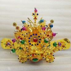 廠家直銷 臺灣精品 狀元帽 文武財神帽 秀才帽 戲曲盔 佛堂供品, 1個, 3寸頭圍9釐米