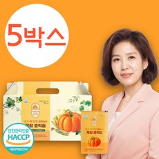하늘정연 김소형원방 국산 황토골 맷돌 늙은 호박즙, 240ml, 5박스
