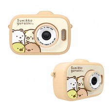 【Sumikko gurashi】角落小夥伴 角落生物 二代兒童相機 兒童相機 數位相機 日本正版授權, 粉橘色, 1個