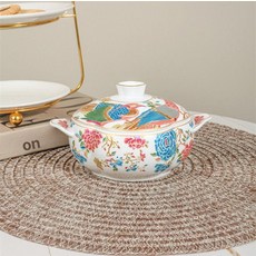 티팟세트 에프터눈티 티포트 주전자 홈카페 찻잔세트, 1개, 1L, 찜통