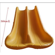 강화플라스틱 미끄럼틀 슬라이드 유치원 키즈카페 펜션, 2.6m 더블(106와이드)