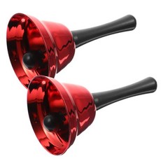 레스토랑 호출 서비스 벨 크리스마스 파티 학교 호텔 알림 데스크 장식용 금속 핸드벨, 1개, 1. other