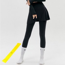 SKW 요가 필라테스 치마레깅스 레깅스 헬스밴드