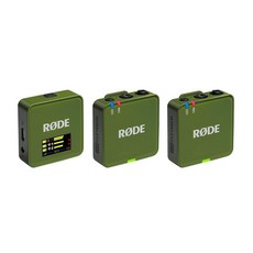 RØDE Wireless GO (Gen 3) – 컴팩트 무선 마이크 - 깨끗한 오디오 32비트 플로트 녹음 자동 레벨 컨트롤 휴대폰 카메라 및 컴퓨터용 (퍼플)_175, WIGO 3_175792, Moss
