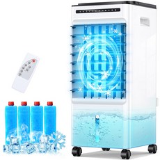 LifeSync 냉풍기 공기정화 듀얼냉각 에어쿨러 저소음 캠핑 이동식에어컨 저전력 가정용, 09RT