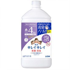 LION 獅王 趣淨 日本原裝進口 泡沫洗手慕斯補充瓶 花香, 800ml, 1件