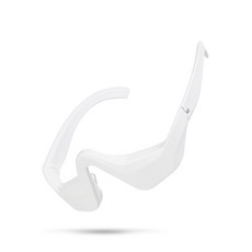 오스틱니 EMS 미세전류 진동 미안기 다크서클 완화 얼굴 눈가 주머니 마사지기 레드라이트 안구 관리기, 화이트