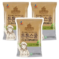 CJ 튼튼스쿨 쥬시 햄벅스테이크 960g, 3개