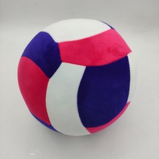 미카사 배구공 쿠션 봉제 벨벳장식품 하이큐 굿즈, 1개, 1 1 봉제 배구 C 블루핑크화이트 무지