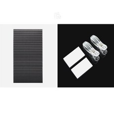 롱스팜 붙이는 블라인드(90x150cm) (그레이) 길이조절