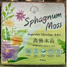 P老闆園藝 高級 nck 智利水苔 原裝壓縮包 高壓繁殖 蘭科植物 水草 觀葉植物 育苗育種 水苔 爬蟲 獨角仙, 1個, 原包裝 150G