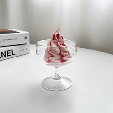 깨지지않는 아이스크림컵 안깨지는 아이스크림볼 디저트볼 캠핑컵 홈카페 투명 아이스컵 플라스틱컵 카페에서 쓰는 컵, 1개