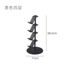 게임패드 거치대 컨트롤러 스탠드 선반 헤드셋 보관함, 1개, 블랙 4단, 기본 모델명/품번