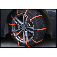 (20개) 간편형 차량용 스노우체인 안티슬립 겨울 미끄럼방지 빙판 눈, 20개