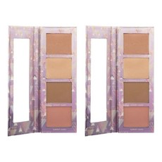 퍼시피카 올라이튼 내추럴 레이디언스 파우더 팔레트 14g, 2개, Rose+Glimmer+Desert+Sunset