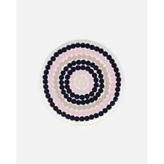 Marimekko 마리메꼬 Oiva Räsymatto 디너 플레이트 - 상징적인 화이트 스톤웨어로 주방 장식을 개선하세요 식사 경험을 향상시키는 세련된 도자기 (지름 20.3