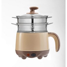 KRVA 多功能不鏽鋼電煮鍋 1.7L 雙層蒸籠, KR-D035WY-2