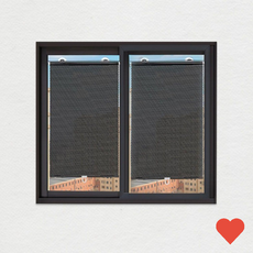 도트블랙 블라인드 37X125cm 방염 창문 롤 암막스크린