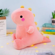 공룡인형 귀여운 큰 동물 인형 인테리어소품 대형 애착, 1개, B. 핑크