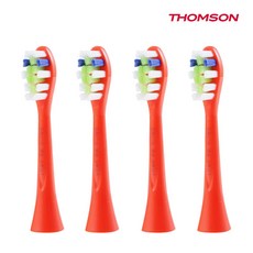 톰슨 세리드셋 브리앙트 칫솔모 ESR-ST3 4개 리필용, 오렌지