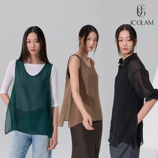 제이시글램 26SS 몸매커버 쉬폰 베스트 3종