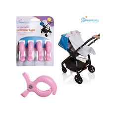 MB8 유모차 클립 4p 핑크 유모차이불고정클립