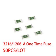 유리관휴즈 자동차퓨즈 50개/세트 3216/1206 SMD 복구형 퓨즈 슬로우 블로우 일회용 양극 차단 0.5A 1A 2A 3A 4A 5A 6A 7A 8A 10A 15A 20A, [07] 30A 50PCS