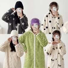 제로세븐 지퍼 극세사 집순이 후드담요 입는담요 롱 망토 특대형