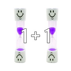 [1+1]리르베르 3분 양치타이머 모래시계, 퍼플